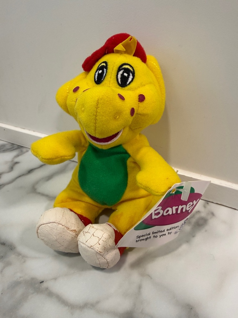 Barney & Friends "BJ" mini plush toy vintage